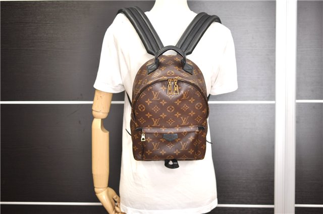 Authentic Louis Vuitton Monogram Palm Springs PM Backpack M41560 LV 4169F