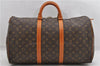 Authentic Louis Vuitton Monogram Keepall 50 Boston Bag M41426 LV 4170D