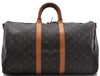 Auth Louis Vuitton Monogram Keepall Bandouliere 45 Boston Bag M41418 LV 4171D