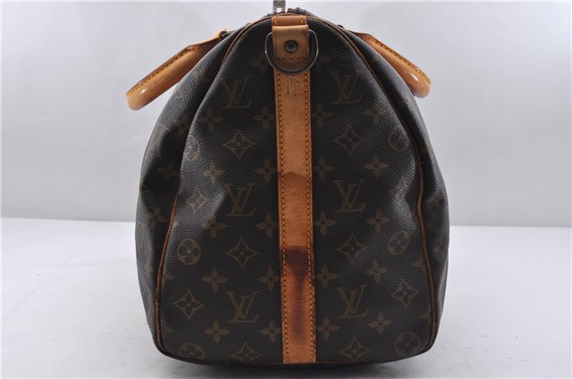 Auth Louis Vuitton Monogram Keepall Bandouliere 45 Boston Bag M41418 LV 4171D