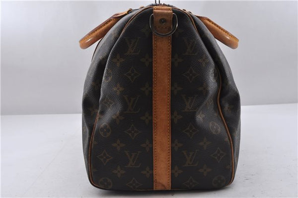 Auth Louis Vuitton Monogram Keepall Bandouliere 45 Boston Bag M41418 LV 4171D