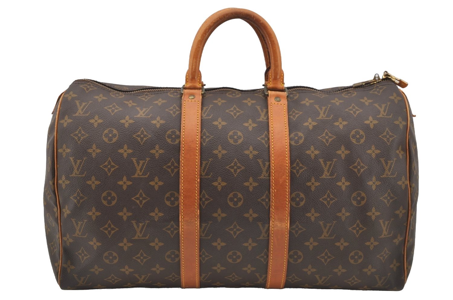 Authentic Louis Vuitton Monogram Keepall 45 Travel Boston Bag M41428 LV 4171I