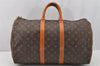 Authentic Louis Vuitton Monogram Keepall 45 Travel Boston Bag M41428 LV 4171I