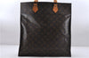 Authentic Louis Vuitton Monogram Sac Plat Hand Bag M51140 LV 4172D