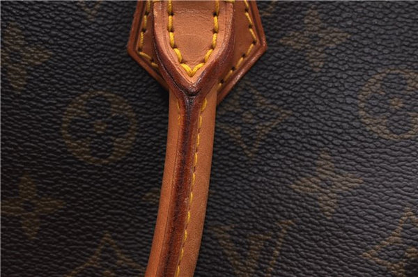 Authentic Louis Vuitton Monogram Sac Plat Hand Bag M51140 LV 4172D