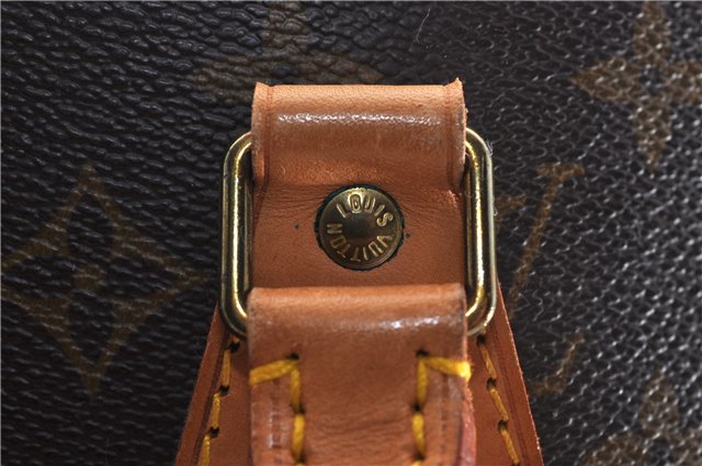 Authentic Louis Vuitton Monogram Sac Plat Hand Bag M51140 LV 4172D