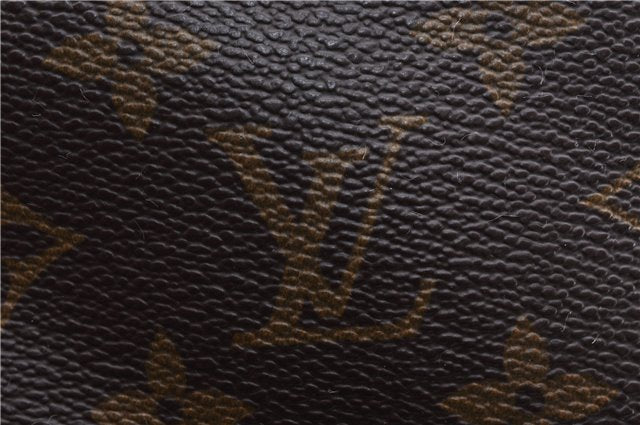 Authentic Louis Vuitton Monogram Sac Plat Hand Bag M51140 LV 4172D