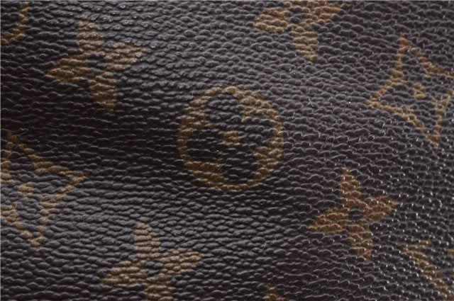 Authentic Louis Vuitton Monogram Sac Plat Hand Bag M51140 LV 4172D