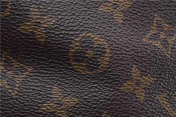 Authentic Louis Vuitton Monogram Sac Plat Hand Bag M51140 LV 4172D