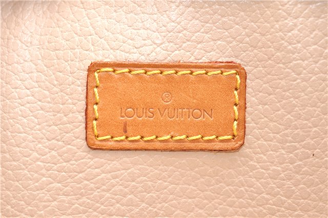 Authentic Louis Vuitton Monogram Sac Plat Hand Bag M51140 LV 4172D