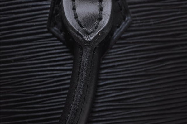 Authentic Louis Vuitton Epi Sac Triangle Hand Bag Black M52092 LV 4173D