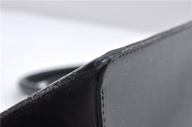 Authentic Louis Vuitton Epi Sac Triangle Hand Bag Black M52092 LV 4173D