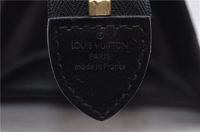 Authentic Louis Vuitton Epi Sac Triangle Hand Bag Black M52092 LV 4173D