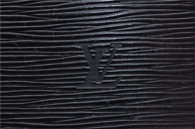 Authentic Louis Vuitton Epi Sac Triangle Hand Bag Black M52092 LV 4173D