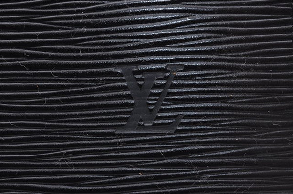 Authentic Louis Vuitton Epi Sac Triangle Hand Bag Black M52092 LV 4173D