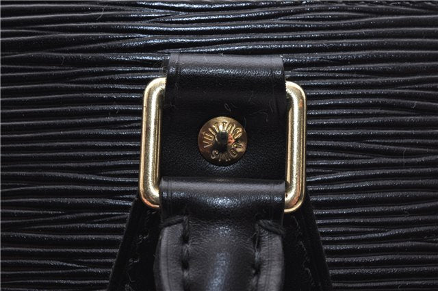 Authentic Louis Vuitton Epi Sac Triangle Hand Bag Black M52092 LV 4173D