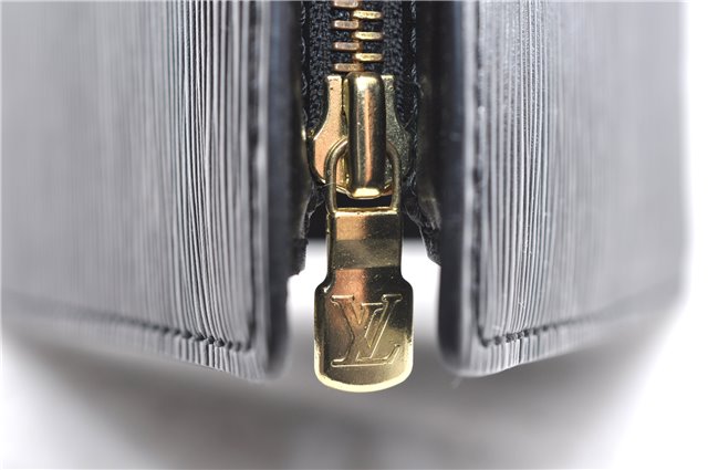 Authentic Louis Vuitton Epi Sac Triangle Hand Bag Black M52092 LV 4173D