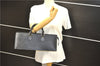 Authentic Louis Vuitton Epi Sac Triangle Hand Bag Black M52092 LV 4173D