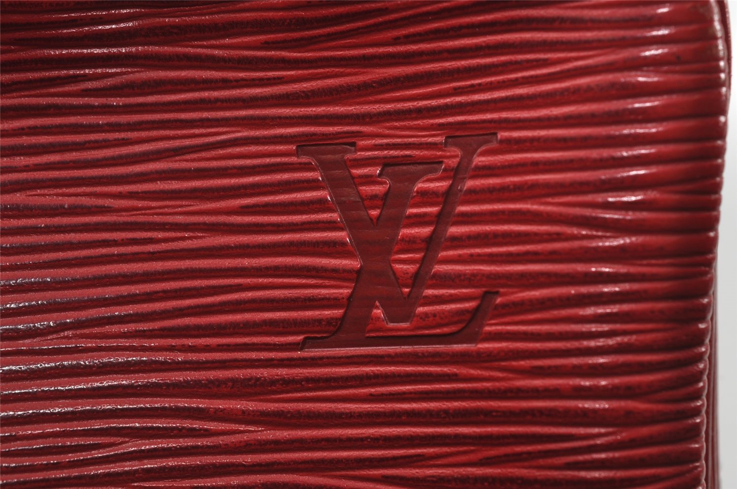 Authentic Louis Vuitton Epi Porte Documents Voyage Briefcase Red M54477 LV 4174I