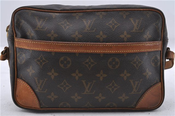 Auth Louis Vuitton Monogram Trocadero 27 Shoulder Cross Body Bag M51274 LV 4175D