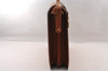 Authentic Louis Vuitton Epi Serviette Fermoir Briefcase Brown M54358 LV 4175I