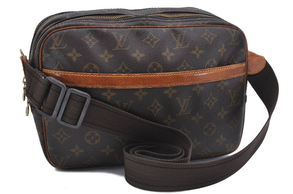 Auth Louis Vuitton Monogram Reporter PM Shoulder Cross Body Bag M45254 LV 4176D