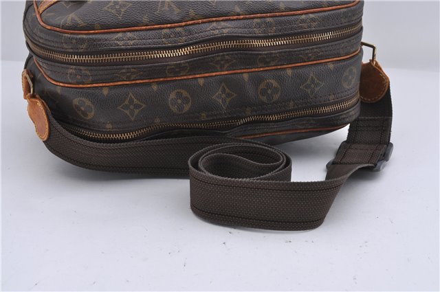 Auth Louis Vuitton Monogram Reporter PM Shoulder Cross Body Bag M45254 LV 4176D