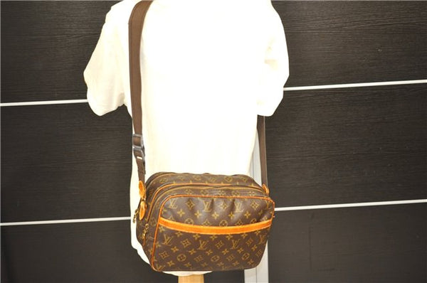 Auth Louis Vuitton Monogram Reporter PM Shoulder Cross Body Bag M45254 LV 4176D