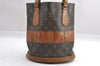 Authentic Louis Vuitton Monogram Bucket PM Shoulder Tote Bag USA Model LV 4176I