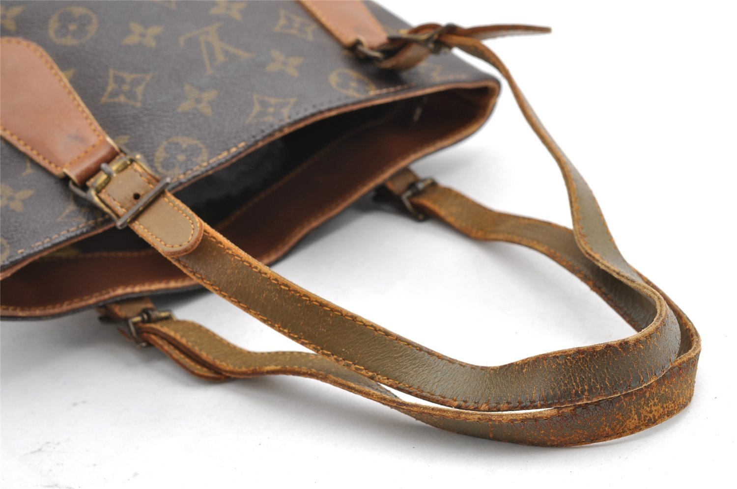 Authentic Louis Vuitton Monogram Bucket PM Shoulder Tote Bag USA Model LV 4176I