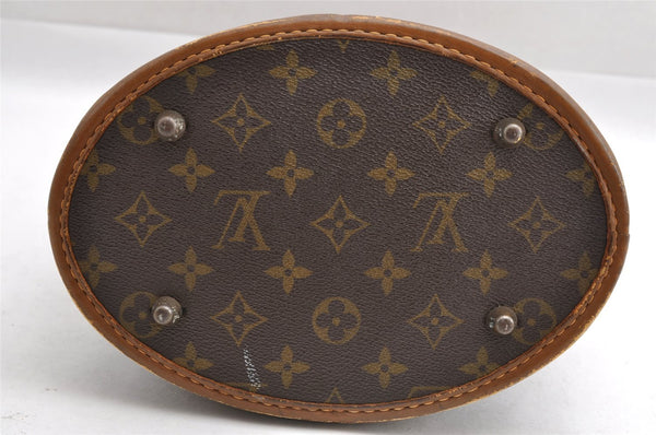 Authentic Louis Vuitton Monogram Bucket PM Shoulder Tote Bag USA Model LV 4176I