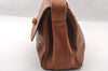 Authentic GUCCI Bamboo Shoulder Cross Body Bag Purse Leather Brown Junk 4177I