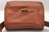 Authentic GUCCI Bamboo Shoulder Cross Body Bag Purse Leather Brown Junk 4177I