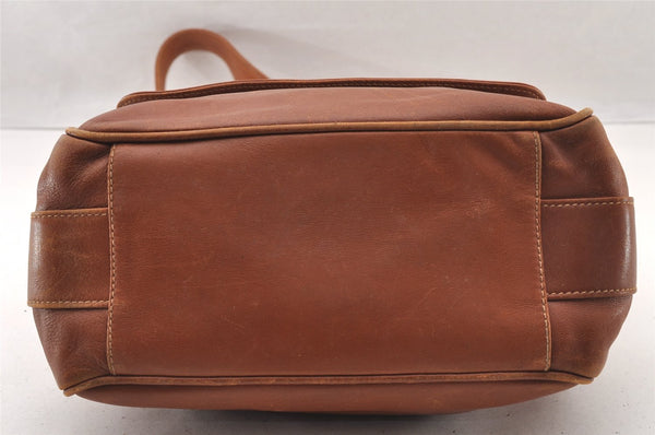 Authentic GUCCI Bamboo Shoulder Cross Body Bag Purse Leather Brown Junk 4177I