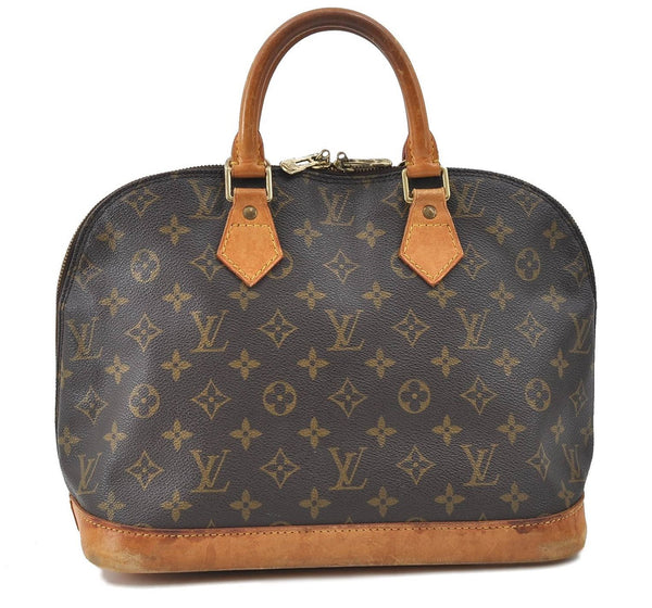 Authentic Louis Vuitton Monogram Alma Hand Bag Purse M51130 LV 4179D