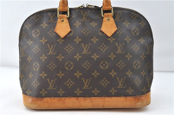 Authentic Louis Vuitton Monogram Alma Hand Bag Purse M51130 LV 4179D