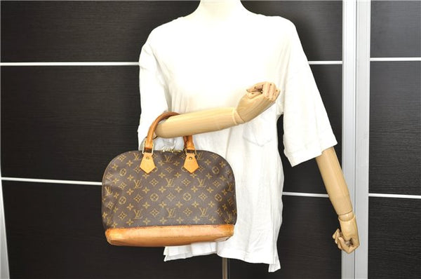 Authentic Louis Vuitton Monogram Alma Hand Bag Purse M51130 LV 4179D