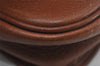 Authentic Burberrys Vintage Leather Shoulder Cross Body Bag Purse Brown 4179I