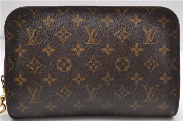 Authentic Louis Vuitton Monogram Orsay Clutch Hand Bag Purse M51790 LV 4181D