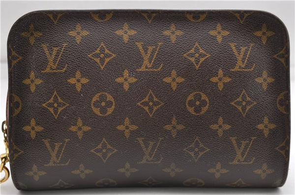 Authentic Louis Vuitton Monogram Orsay Clutch Hand Bag Purse M51790 LV 4181D