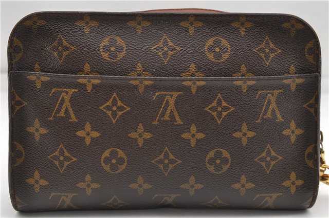 Authentic Louis Vuitton Monogram Orsay Clutch Hand Bag Purse M51790 LV 4181D