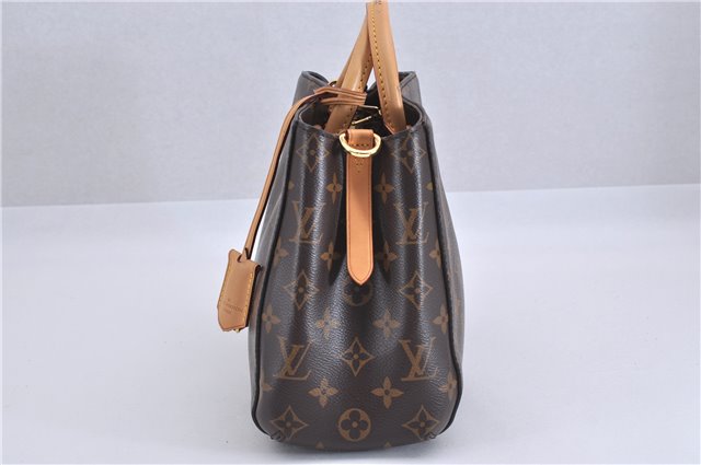 Authentic Louis Vuitton Monogram Montaigne BB 2Way Hand Bag M41055 LV 4181F
