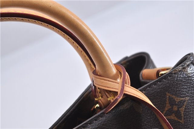 Authentic Louis Vuitton Monogram Montaigne BB 2Way Hand Bag M41055 LV 4181F