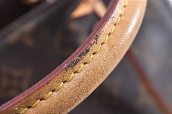 Authentic Louis Vuitton Monogram Montaigne BB 2Way Hand Bag M41055 LV 4181F