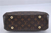 Authentic Louis Vuitton Monogram Montaigne BB 2Way Hand Bag M41055 LV 4181F