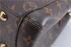 Authentic Louis Vuitton Monogram Montaigne BB 2Way Hand Bag M41055 LV 4181F