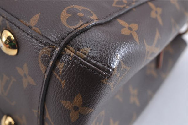 Authentic Louis Vuitton Monogram Montaigne BB 2Way Hand Bag M41055 LV 4181F