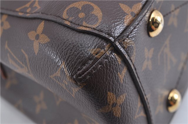 Authentic Louis Vuitton Monogram Montaigne BB 2Way Hand Bag M41055 LV 4181F