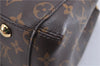 Authentic Louis Vuitton Monogram Montaigne BB 2Way Hand Bag M41055 LV 4181F