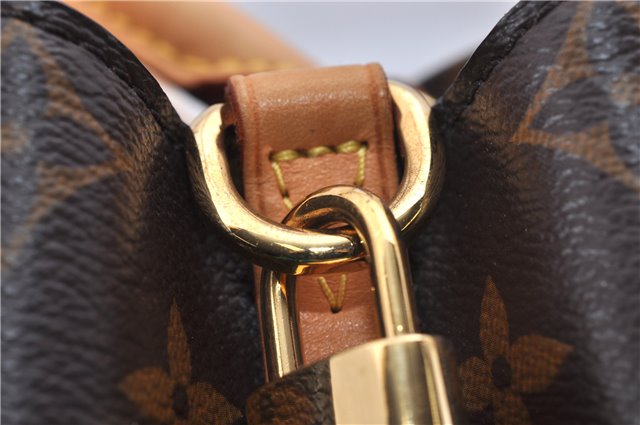 Authentic Louis Vuitton Monogram Montaigne BB 2Way Hand Bag M41055 LV 4181F